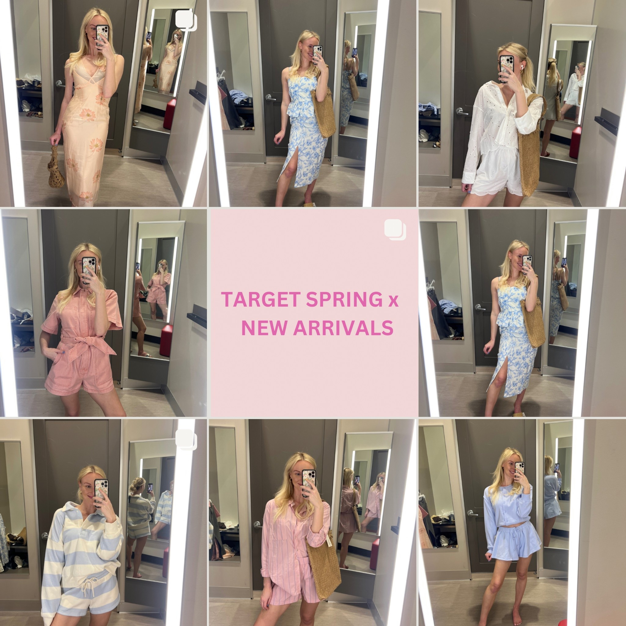 Target is popping off for spring!! Tried on some of my fave pieces in store. Loving all the beachy sets, preppy free people inspired loungewear, and floral dresses.
💘💐🌷

Target tryon, wedding guest ideas, pistola romper dupe, free people dupe, luau dress ideas, bridal shower, target fashion, target style, spring style, swimsuit cover ups, pastels, Easter outfit ideas, universal thread, future collective, target spring 2025

#LTKSeasonal #LTKTravel #LTKStyleTip