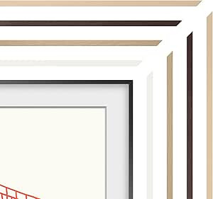 Amazon.com: SAMSUNG 55-inch The Frame Customizable Bezel Modern Teak (VG-SCFA55TKBZA, 2021 Model)... | Amazon (US)