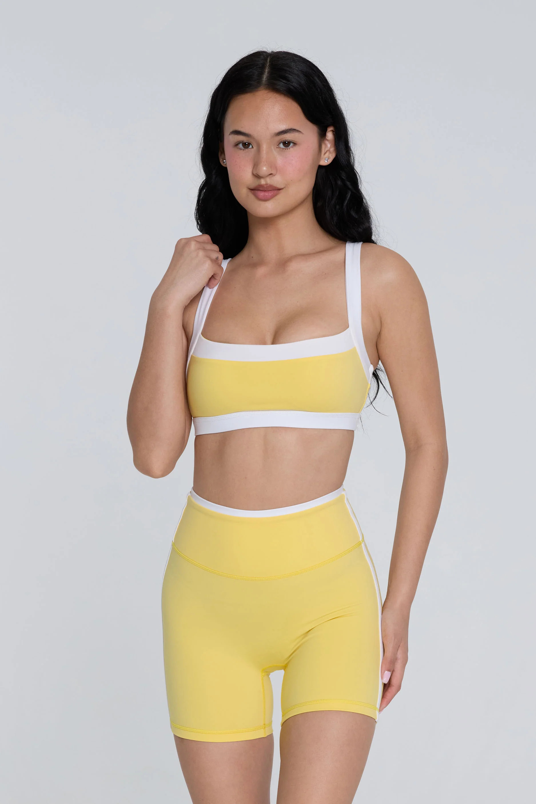 Straight Neck Bra - Daisy/White | FORM