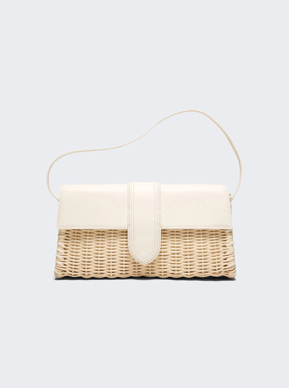 Le Bambino Long Osier Bag Ivory  | The Webster | The Webster
