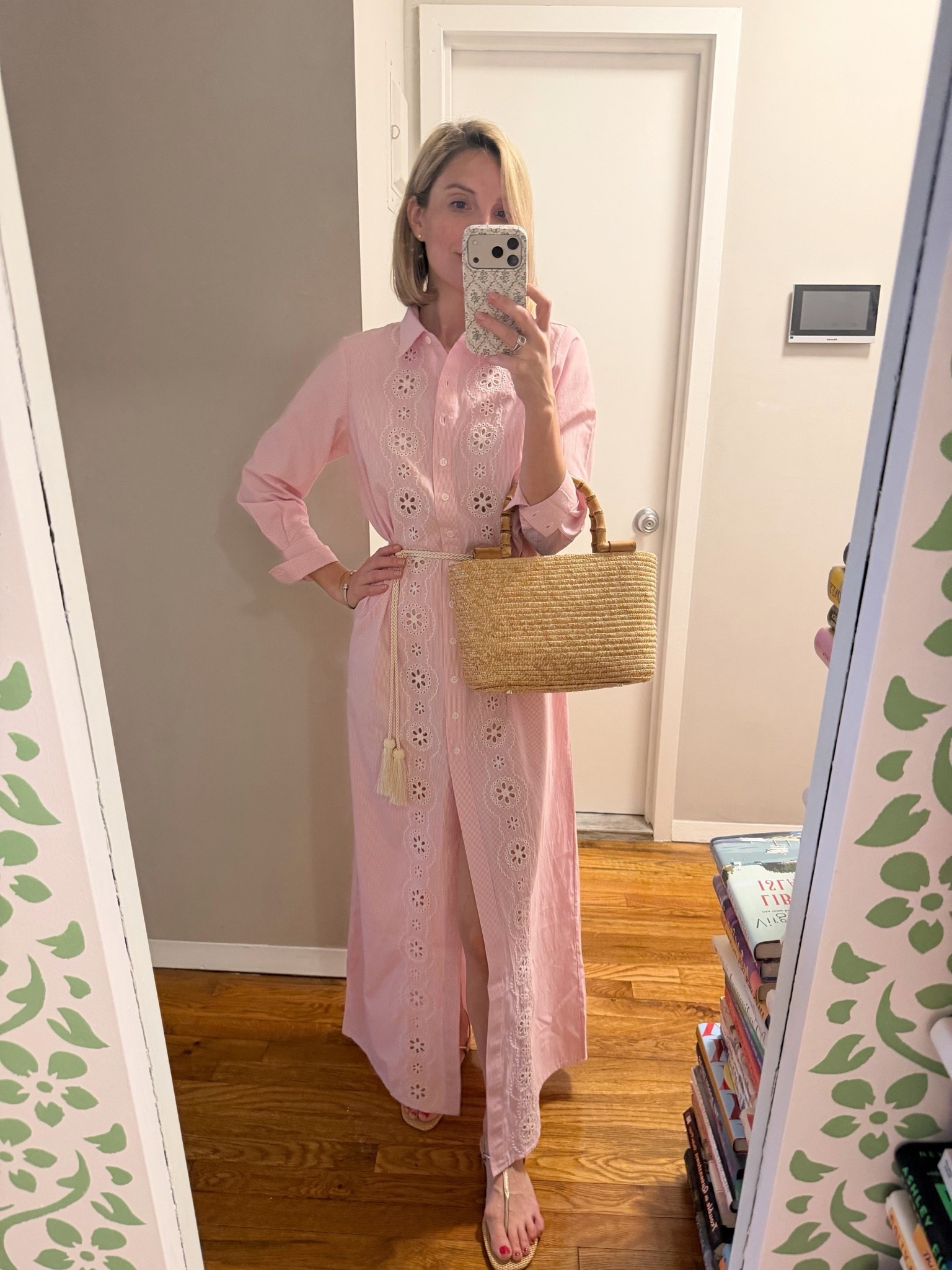 Pink embroidered maxi dress for summer. 15% off code: MAGGIETATE15 💖

#LTKOver40 #LTKootd #LTKSaleAlert