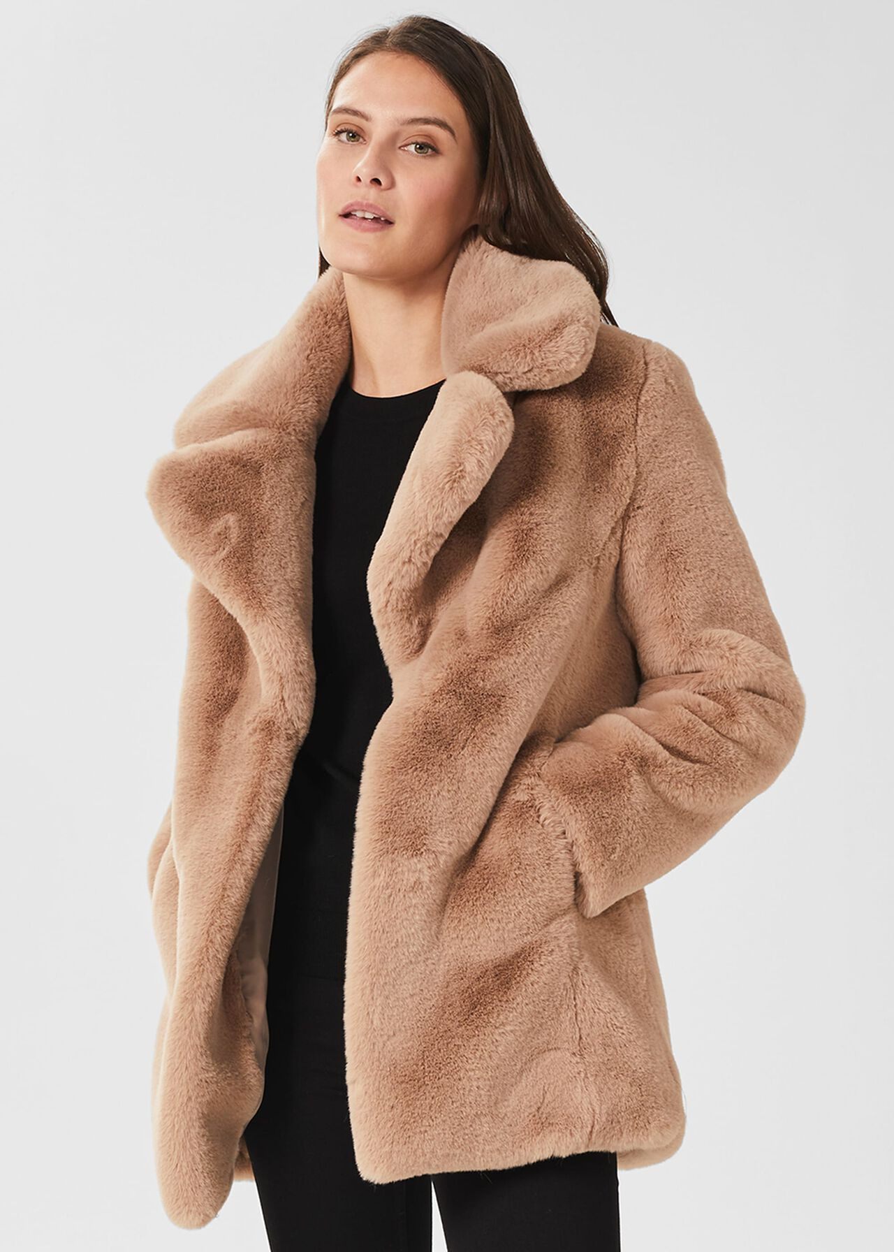 Bethany Faux Fur Coat | | Hobbs