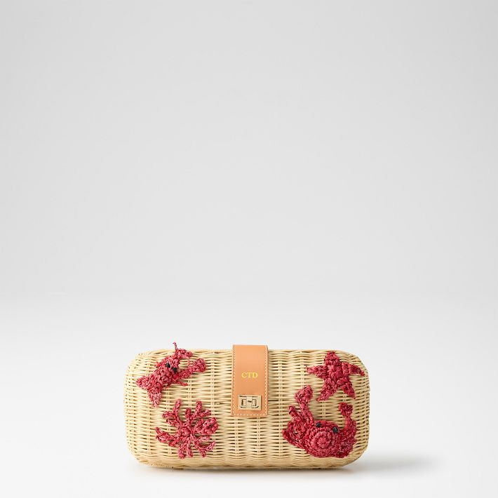 Under the Sea Wicker Clutch | Mark and Graham