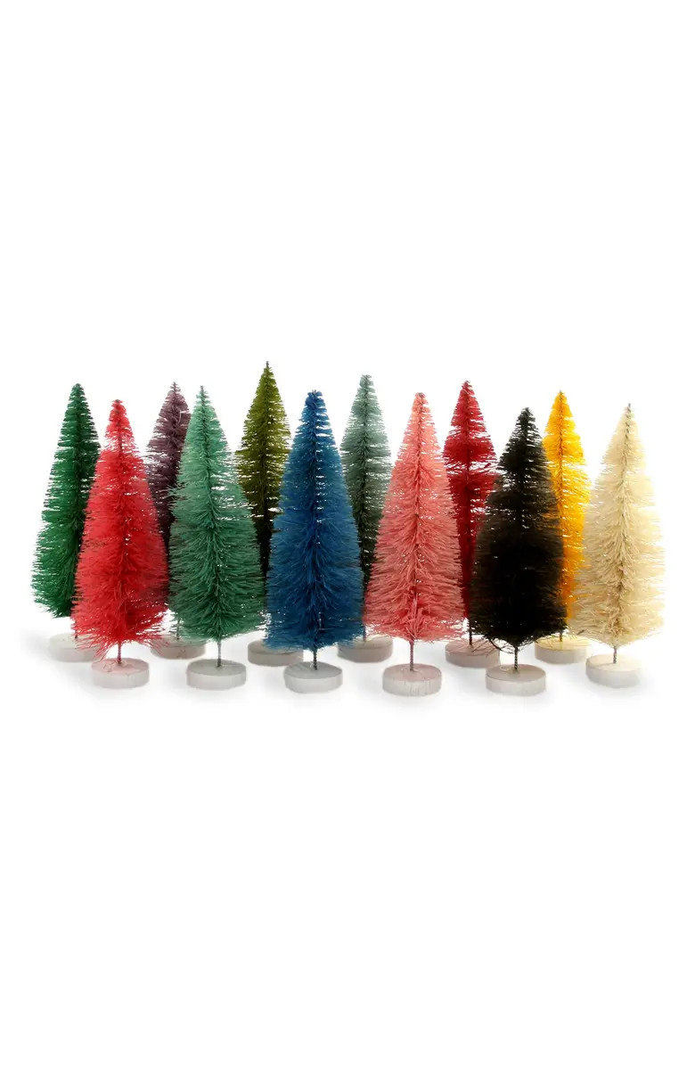 Cody Foster & Co. Set of 12 Rainbow Bristle Trees | Nordstrom | Nordstrom