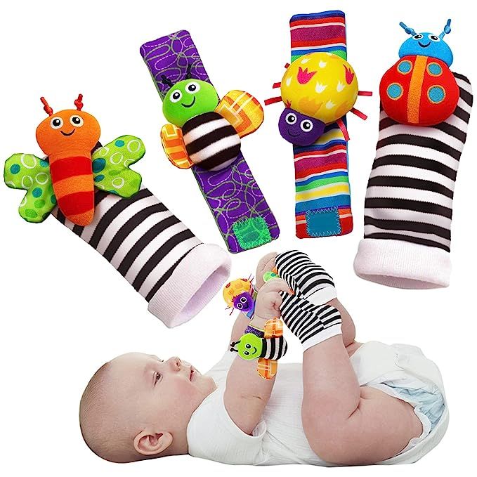 Baby Infant Rattle Socks Toys | Amazon (US)
