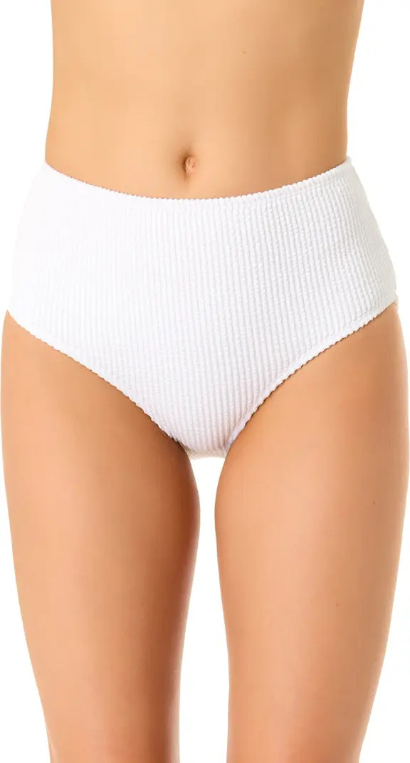 Women's Live In Color Textured High Waist Swim Bottom | Nordstrom