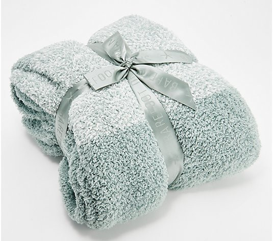 Barefoot Dreams CozyChic Heathered Stripe Blanket 45" x 60" - QVC.com | QVC