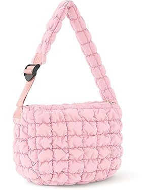 NAARIIAN Puffer bag Lightweight Quilted Tote Bags Puffy shoulder bag for Women Crossbody purse Pa... | Amazon (US)