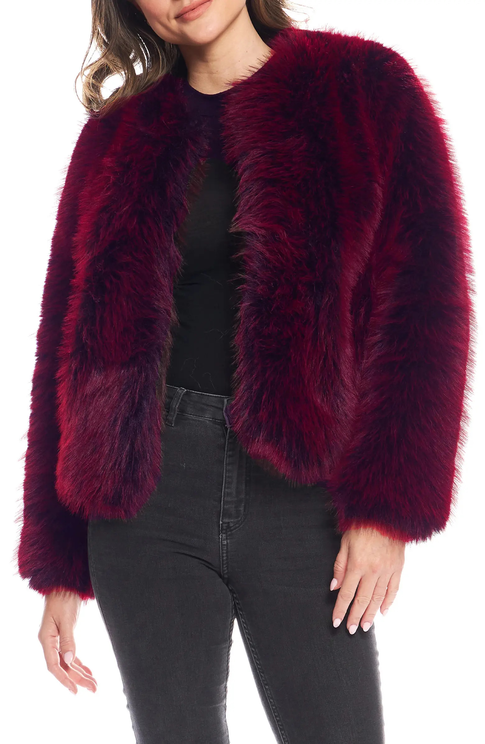 Happy Hour Faux Fur Jacket | Nordstrom