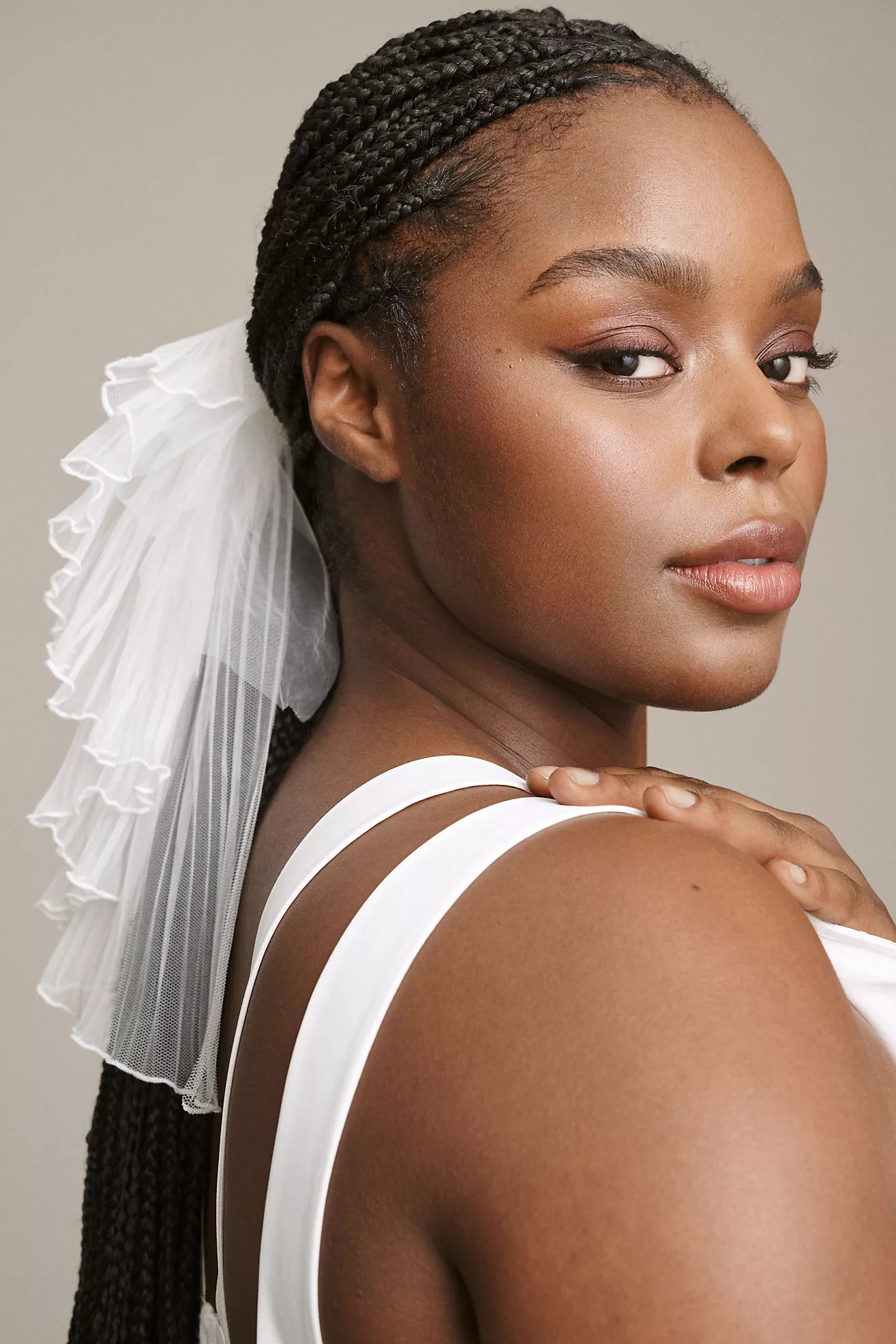 TEMPÊTE Pleated Tulle Bow | Anthropologie (US)