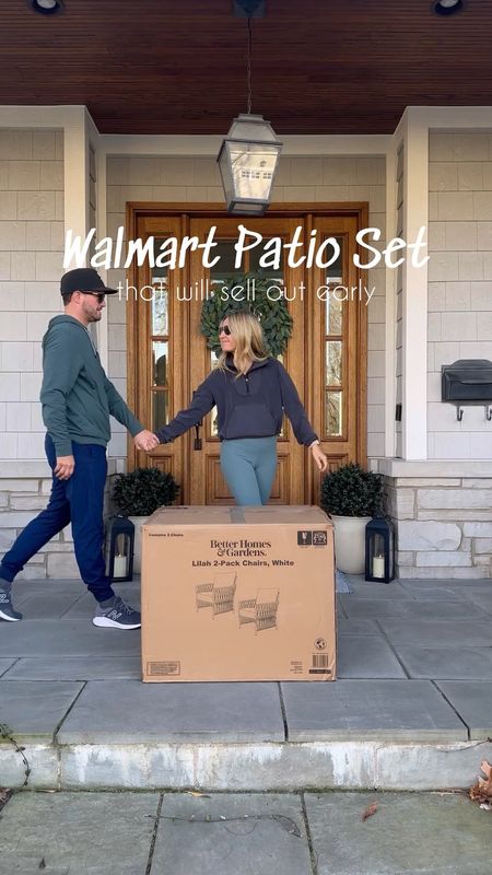My favorite Walmart patio set that will sell out early!! Snag this designed inspired buy for a fraction of the cost!! 

#LTKSeasonal #LTKhome #LTKsalealert