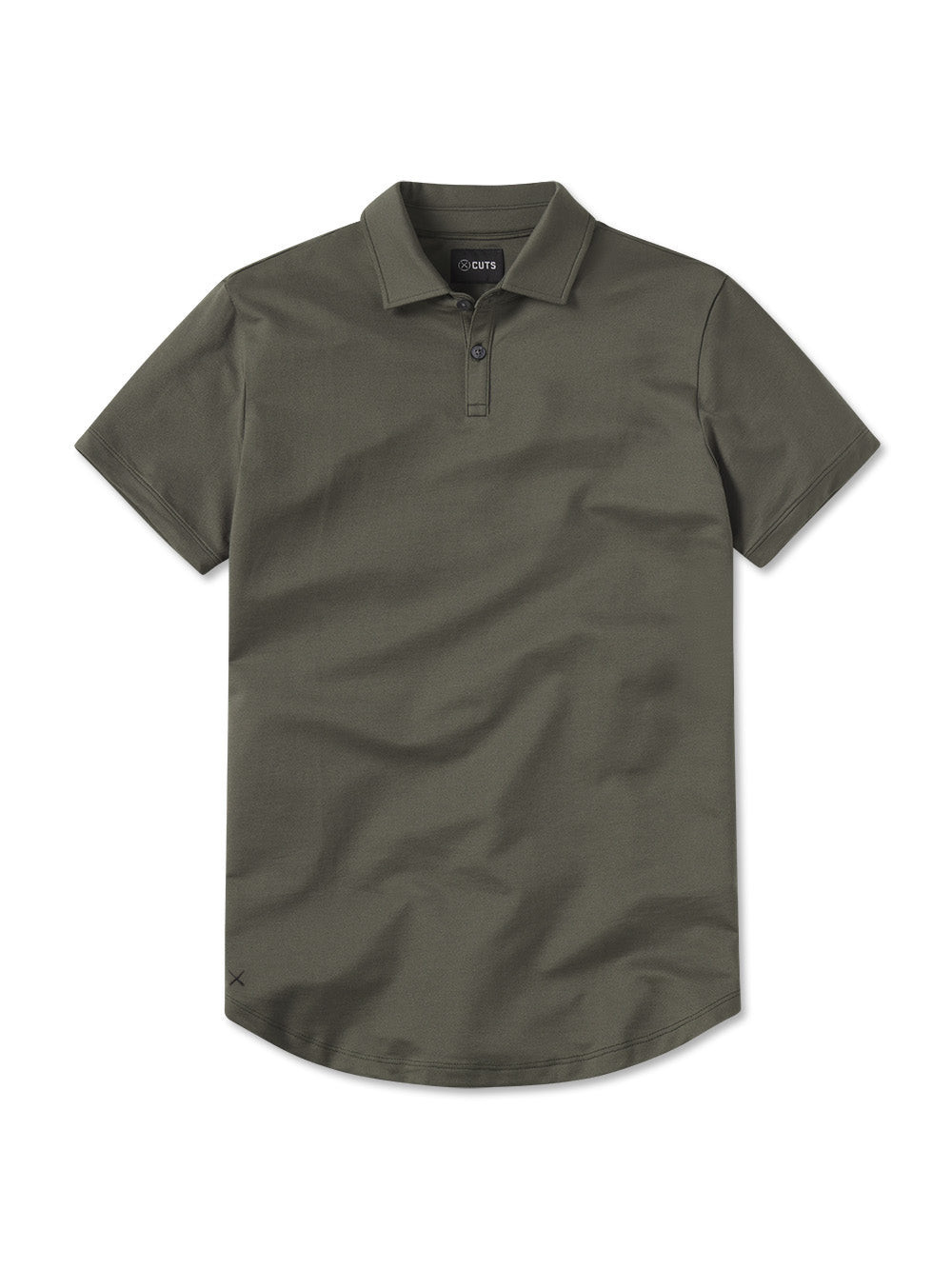 COZ Polo | Slate Signature-fit Pima Cotton Blend | Cuts Clothing