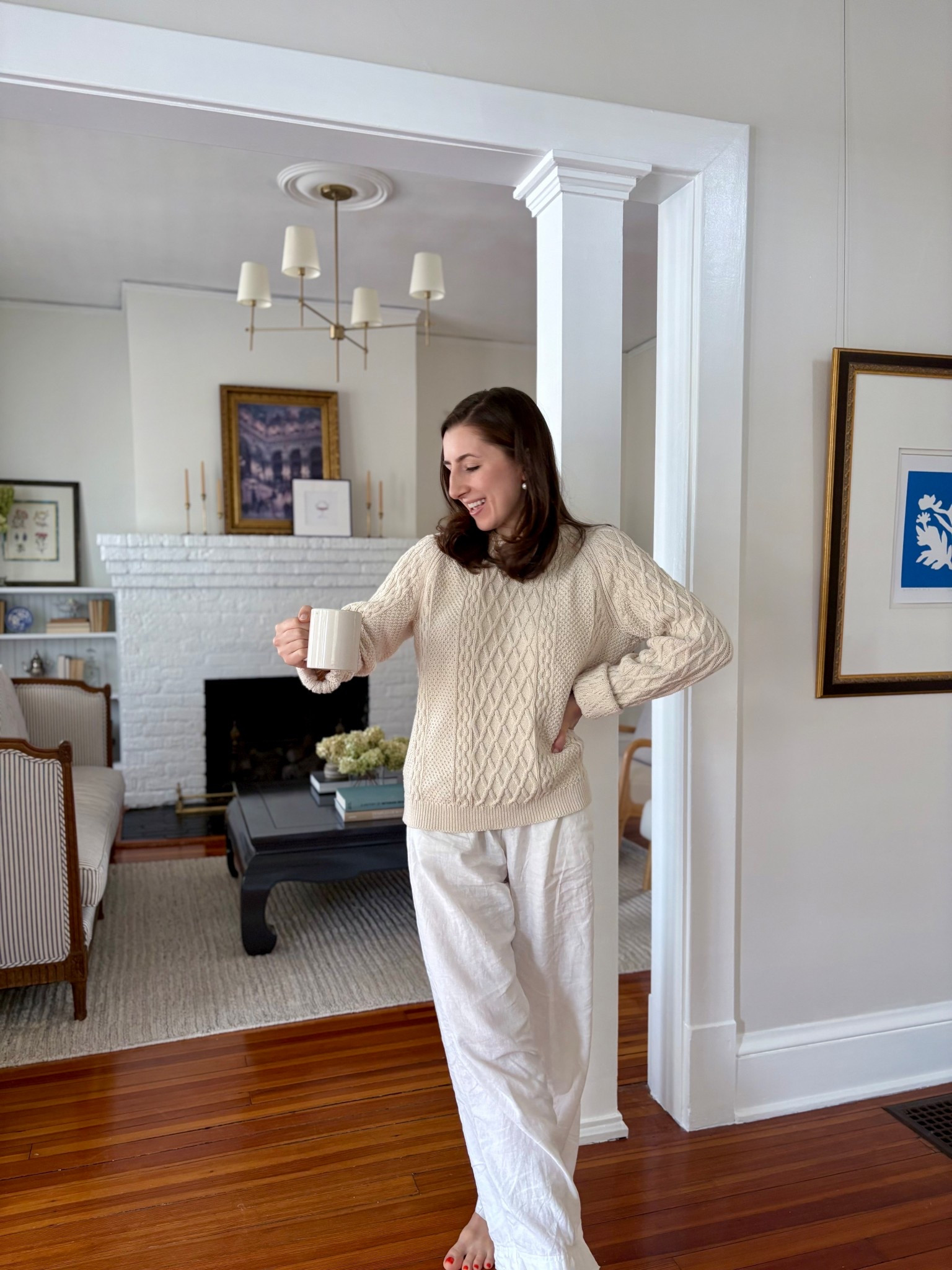 Wearing a Large in the sweater | xs in the pants (run large, could use a xxs)