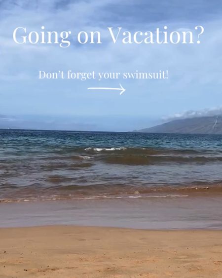 Going on vacation? 
That sounds like fun! Don't forget your swimsuit! Take a look below. 

#LTKFind #LTKtravel #LTKSeasonal