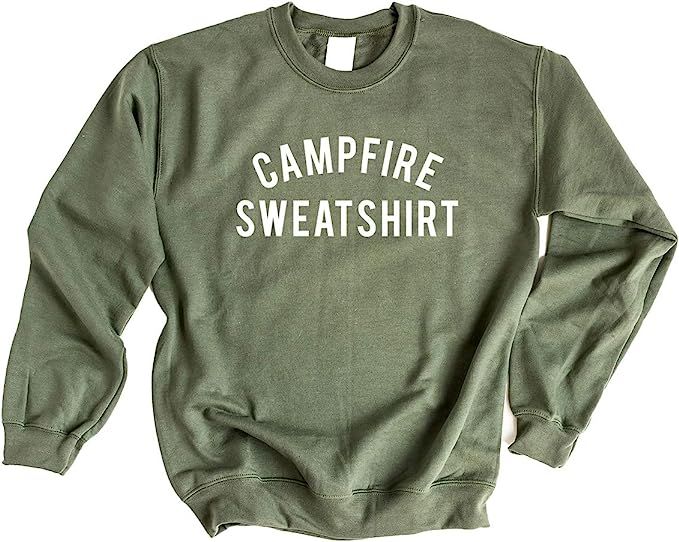 Campfire Sweatshirt - Graphic Sweatshirt in Multiple Colors - Unisex Sweatshirts - Camping Design... | Amazon (US)