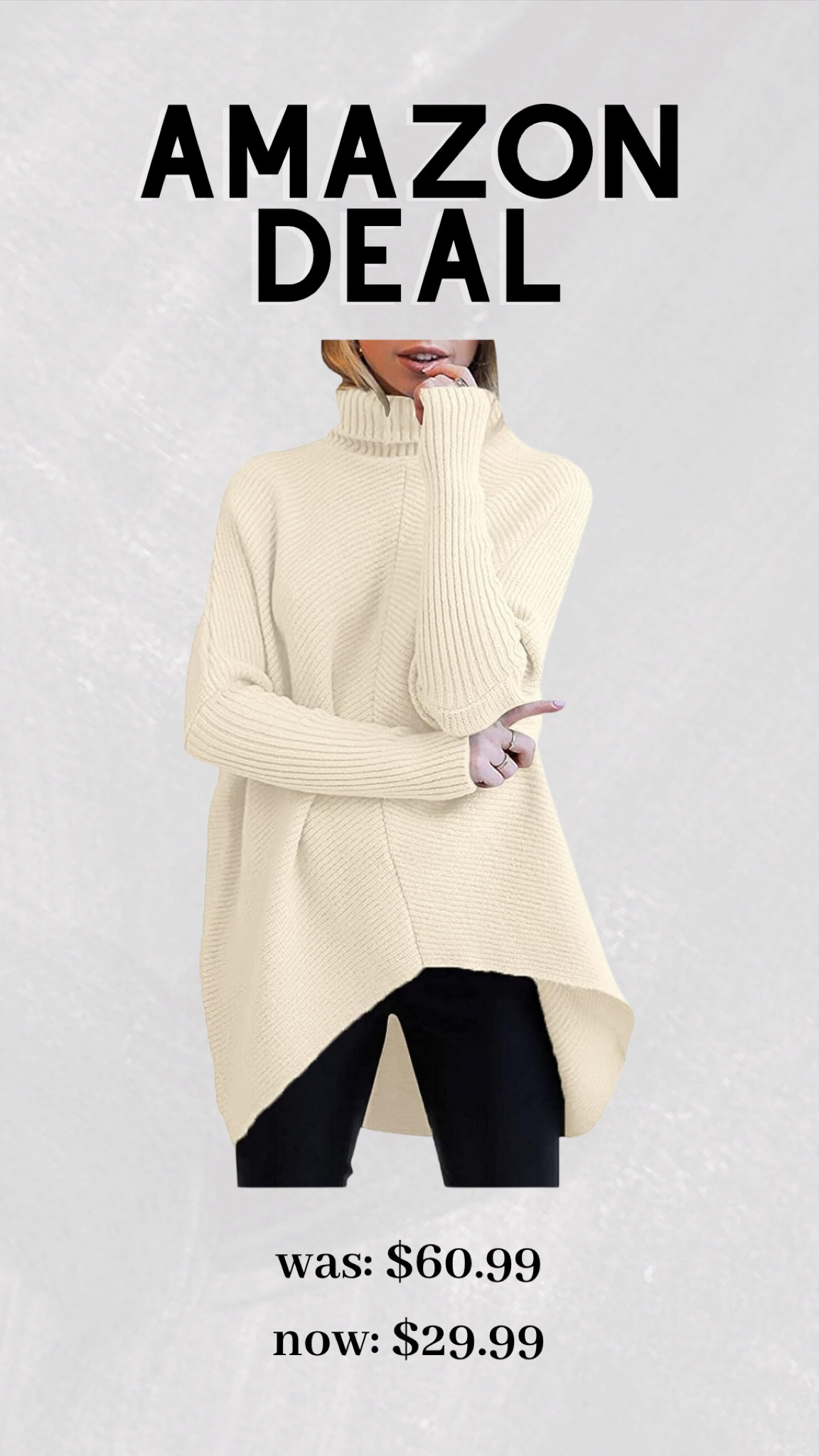 Amazon Deals! 

Amazon, Amazon deals, daily deals, deal of the day, home, home finds, fashion finds, fall fashion, outfit inspo, organization, beauty, sweaters

#amazon #dailydeals #home #fashion #fallfashion #outfitinspo #sale #organize #homefinds #beauty #dealoftheday #sweaters

#LTKfindsunder50 #LTKsalealert #LTKover40