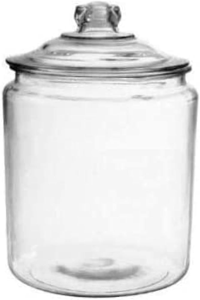 Anchor Hocking Heritage Hill Glass Cookie/Candy Jar (Glass 1/2 Gallon) | Amazon (US)