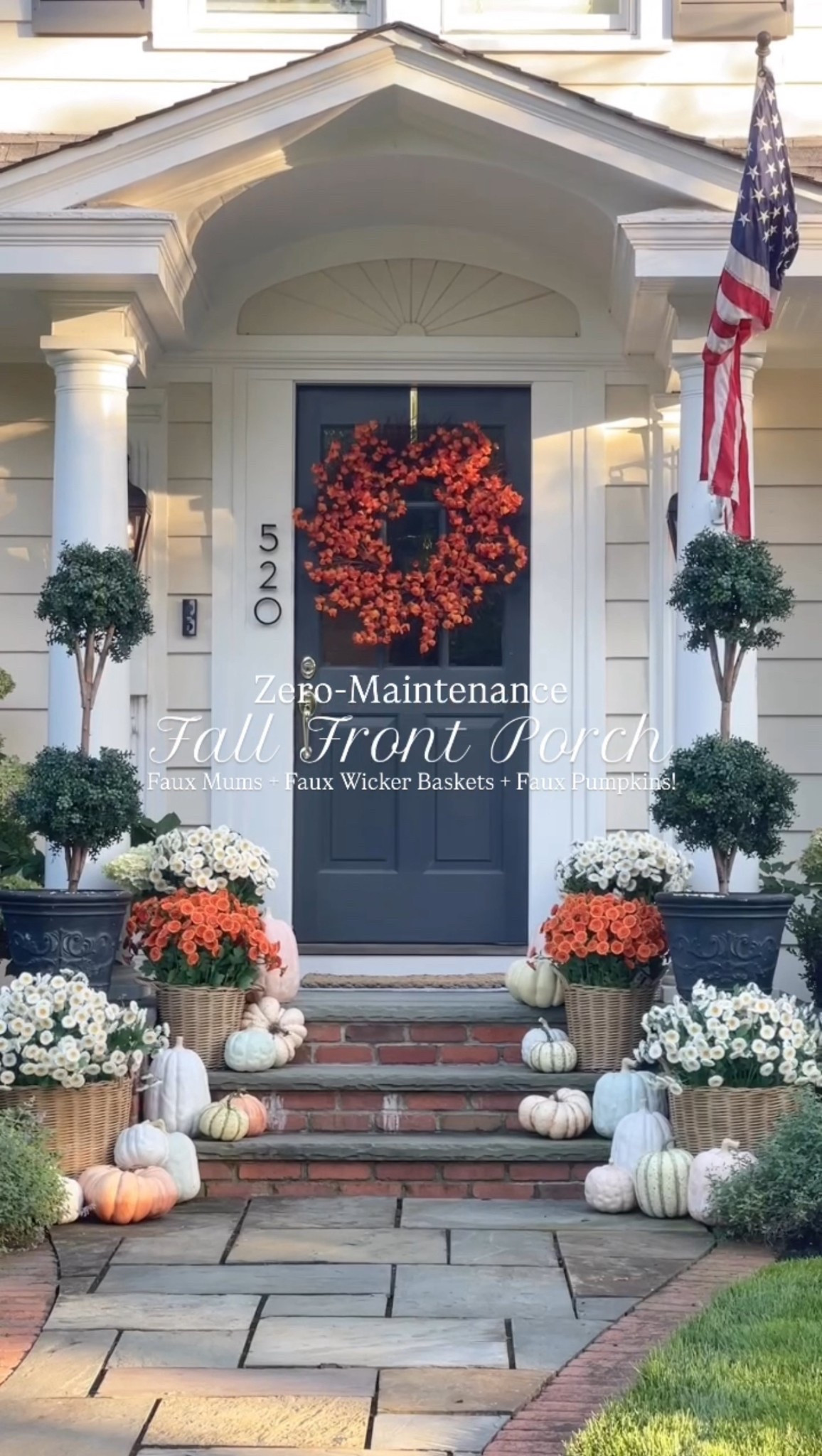Shop out zero-maintenance Fall front porch!! 🍂🤍 Linked as much as I could! The faux mums were a HomeGoods in store find that I haven’t seen online 😭 but definitely check your local store!! Happy decorating & first day of Fall 🙌🏻

Faux mums: HomeGoods
Outdoor wicker baskets: IKEA
Faux Pumpkins: Michael’s & Target
Fall Wreath: HomeGoods


#LTKSeasonal #LTKFindsUnder50 #LTKHome