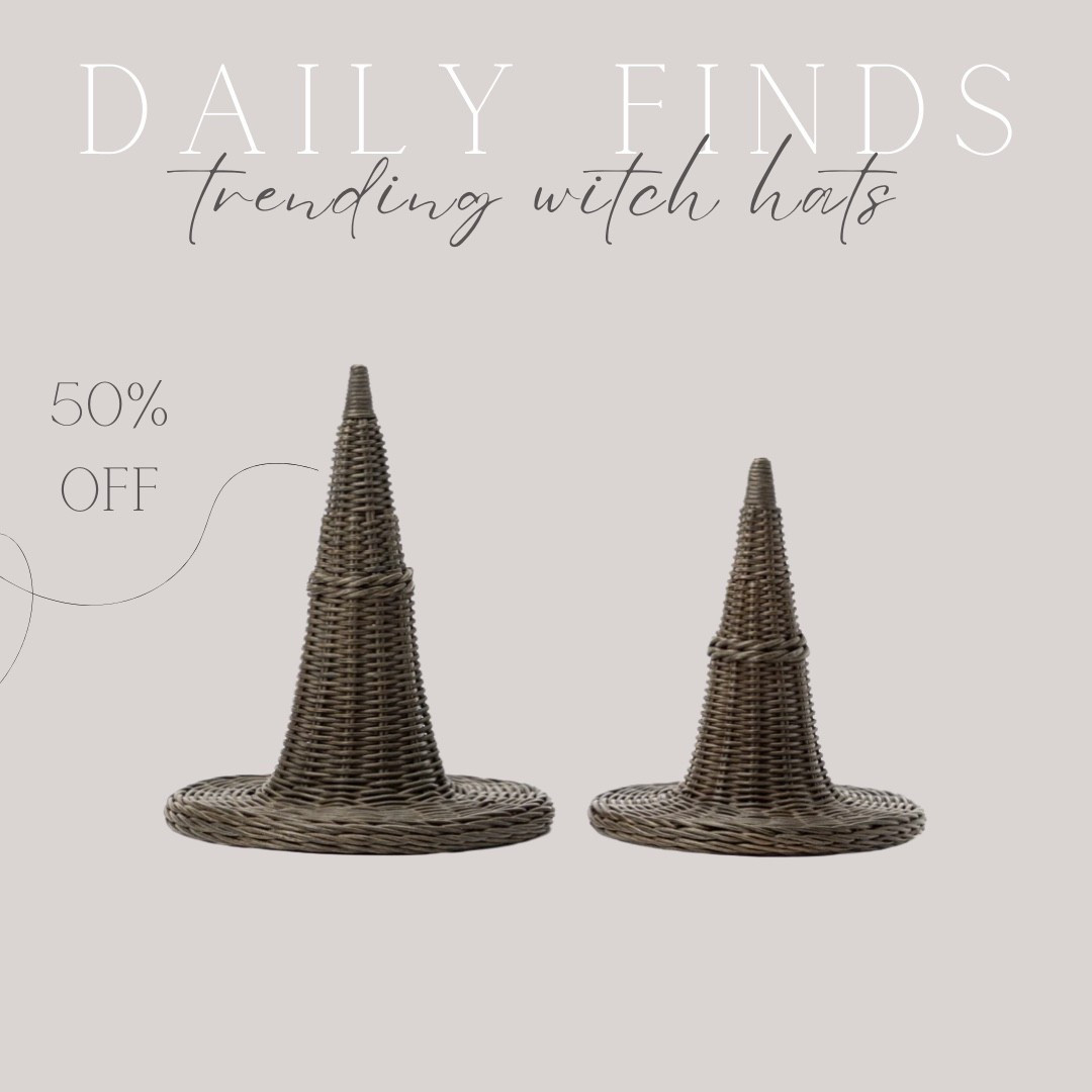 These trending Best selling Witch hats are 50% off! 


Halloween decor, spooky season, witch hats, skeletons, Halloween artwork, witch brooms 


#mcgee&co 

#LTKSeasonal #LTKHalloween #LTKSaleAlert