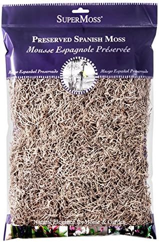 SuperMoss (26914) Spanish Moss Preserved, Natural, 8oz (200 cubic inch) | Amazon (US)