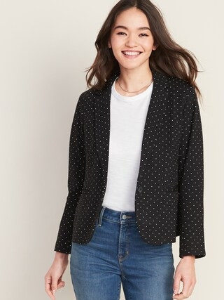 Classic Ponte-Knit Blazer for Women | Old Navy (US)