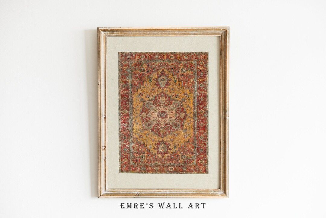 Textile Art Print Printable Tapestry Wall Art Rug Wall - Etsy | Etsy (US)