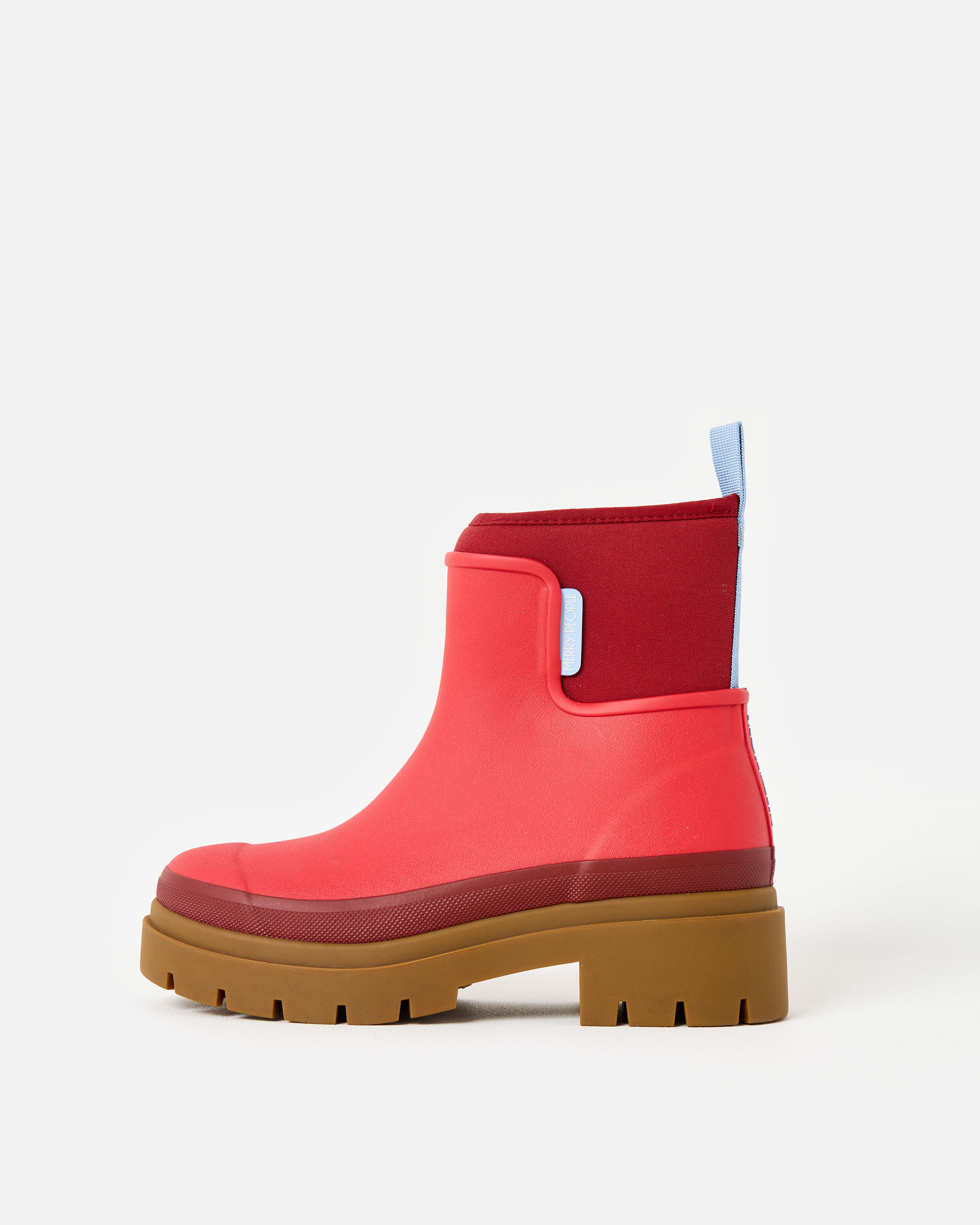 Merry People Chilli Red Tully Ankle Wellington Boots, size 6 | Oliver Bonas (Global)