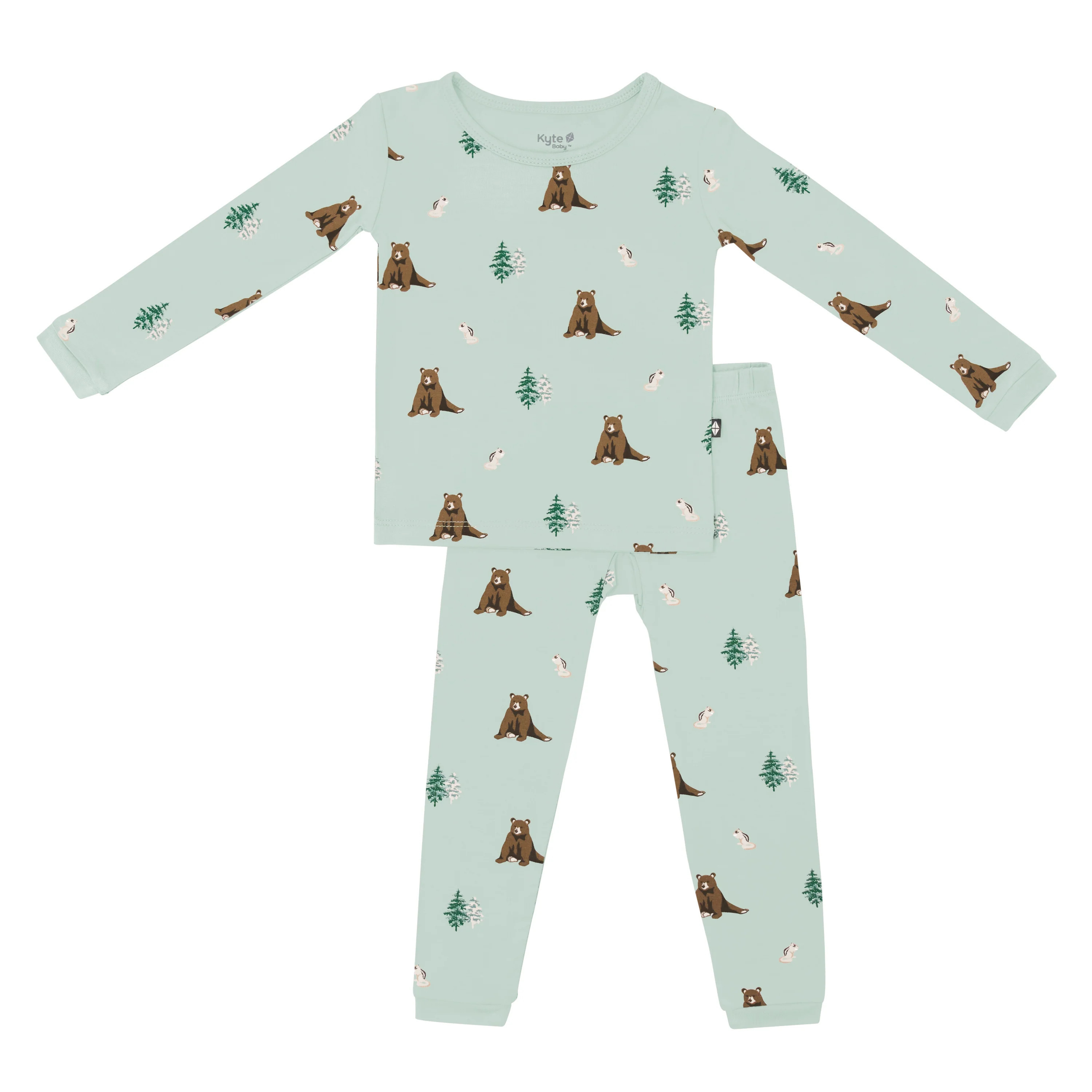 Long Sleeve Pajamas in Trail | Kyte BABY