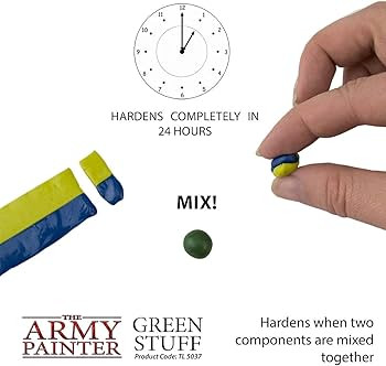 The Army Painter 2 Part Modeling Clay, 20cm - Moldable Model Putty for Miniatures, Easy-to-Knead ... | Amazon (US)