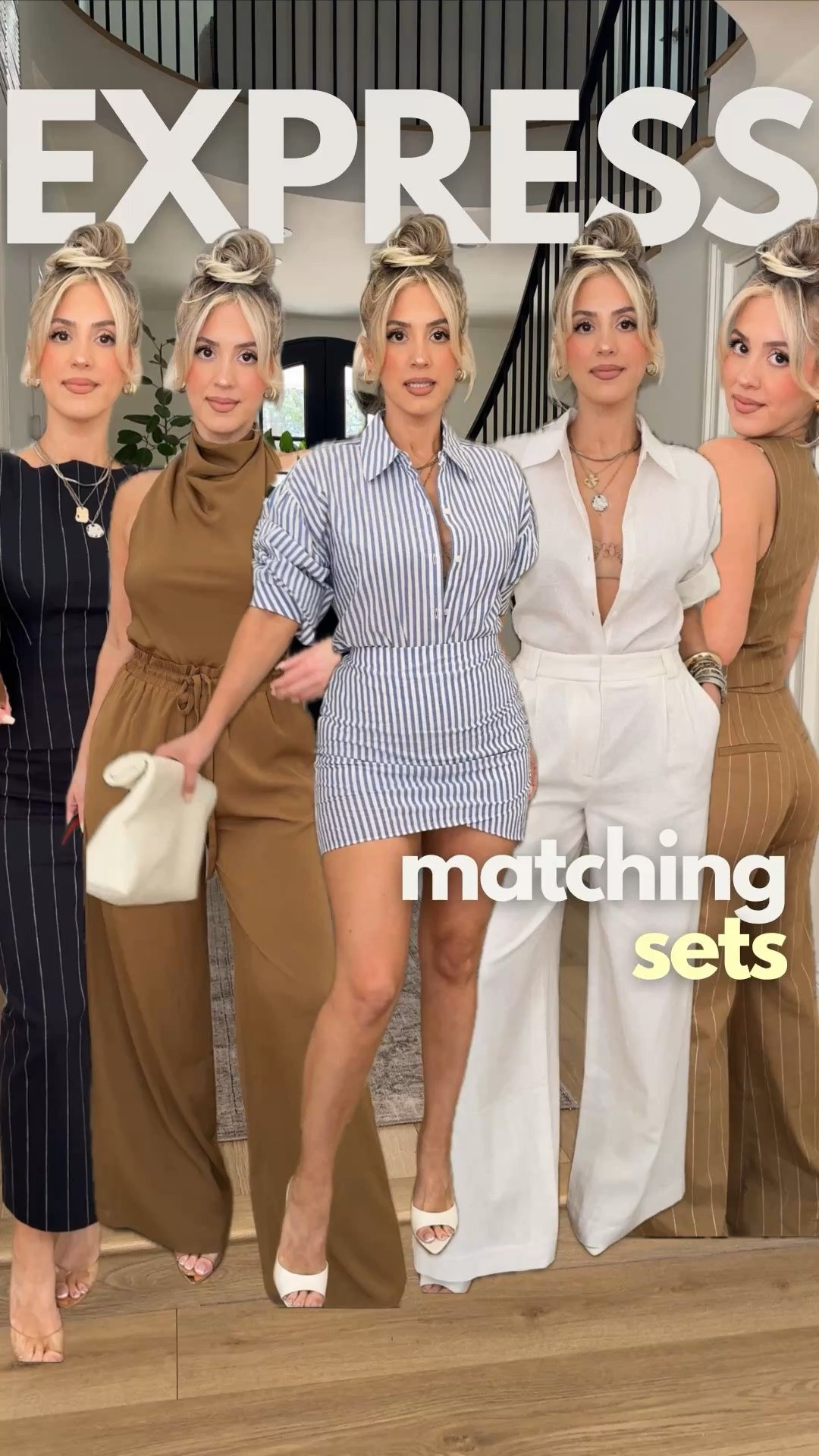 Get ready in seconds with these summer matching sets from @Express #DressToExpress #ExpressPartner

XS in tops + skirts (or size 2) 
Size 4 in pants

#LTKU #LTKootd #LTKgrwm