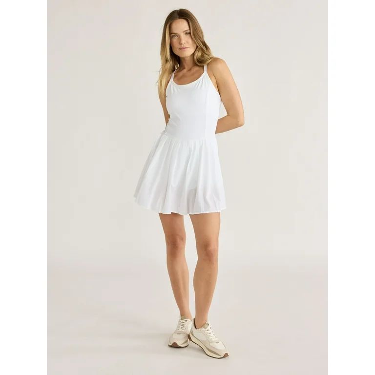 Love & Sports Women's Tennis Dress, Sizes XS-XXXL - Walmart.com | Walmart (US)