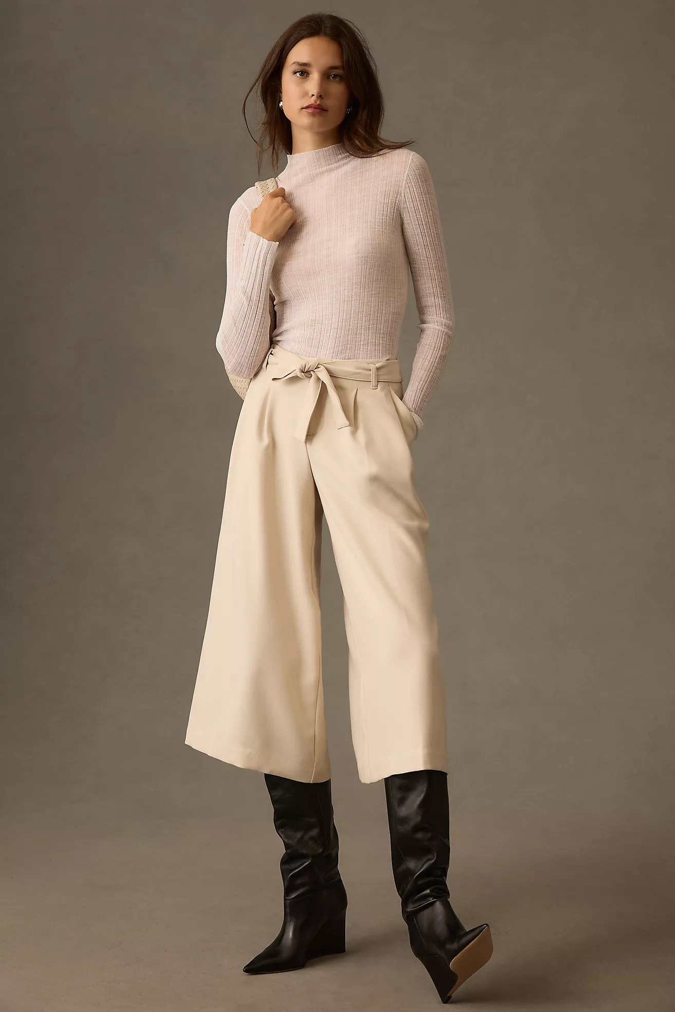 Maeve Tie-Waist Culottes | Anthropologie (US)