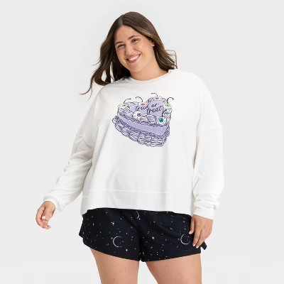 Women's Halloween Fleece Pajama Sweatshirt - Hyde and EEK! Boutique™ | Target