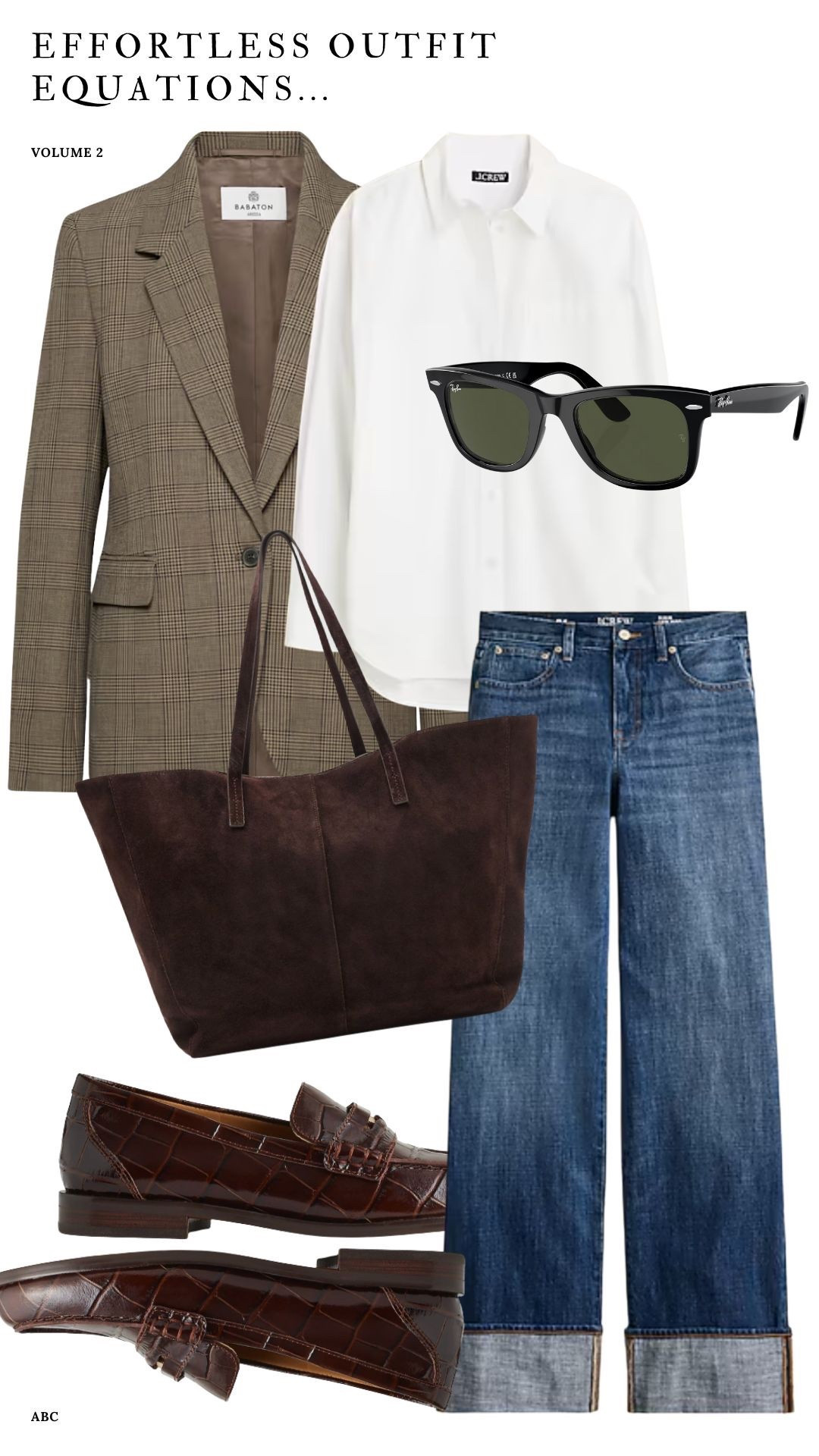 Effortless outfit equations - blazer jeans - office outfits - fall outfits 

#LTKWorkwear #LTKFindsUnder100 #LTKStyleTip