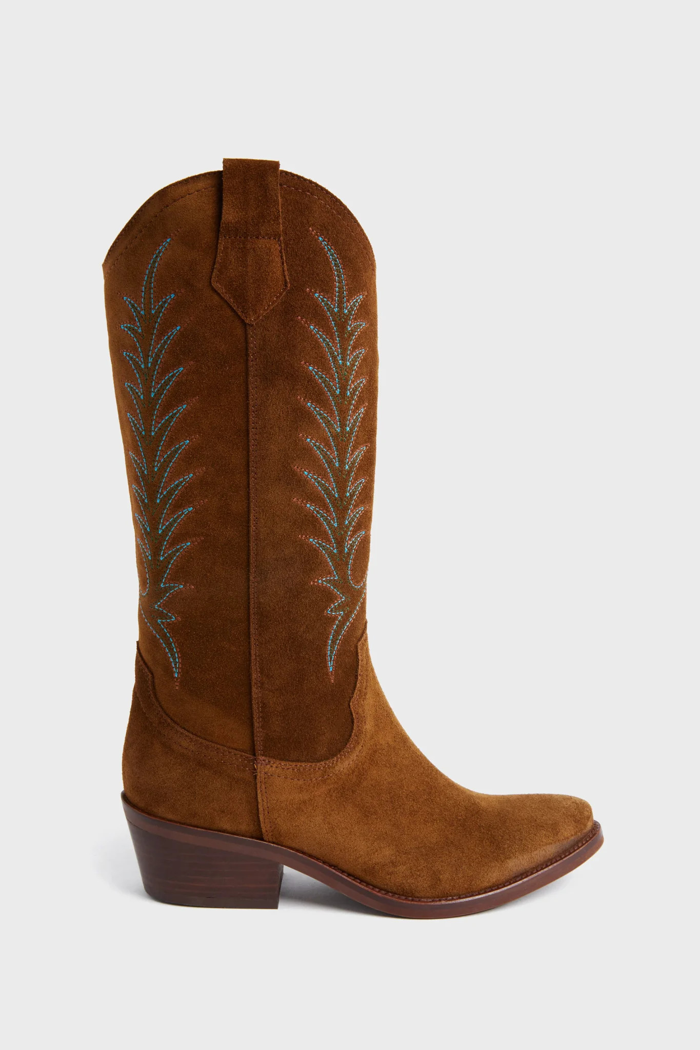 Peat Goldie Embroidered Suede Cowboy Boots | Tuckernuck (US)