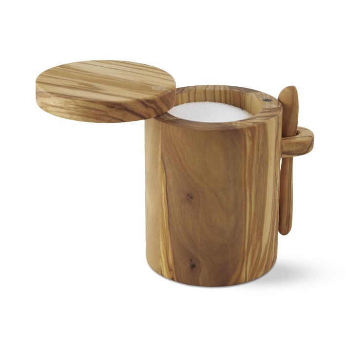 Williams Sonoma Olivewood Salt Cellar | Williams-Sonoma