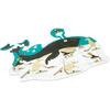 Contour Puzzle Whale 60 pcs | Maisonette