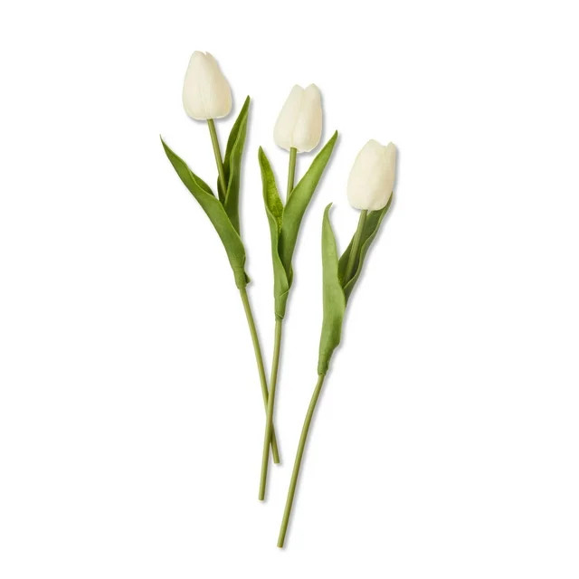 Easter Artificial White Tulip Bundle, by Way To Celebrate | Walmart (US)