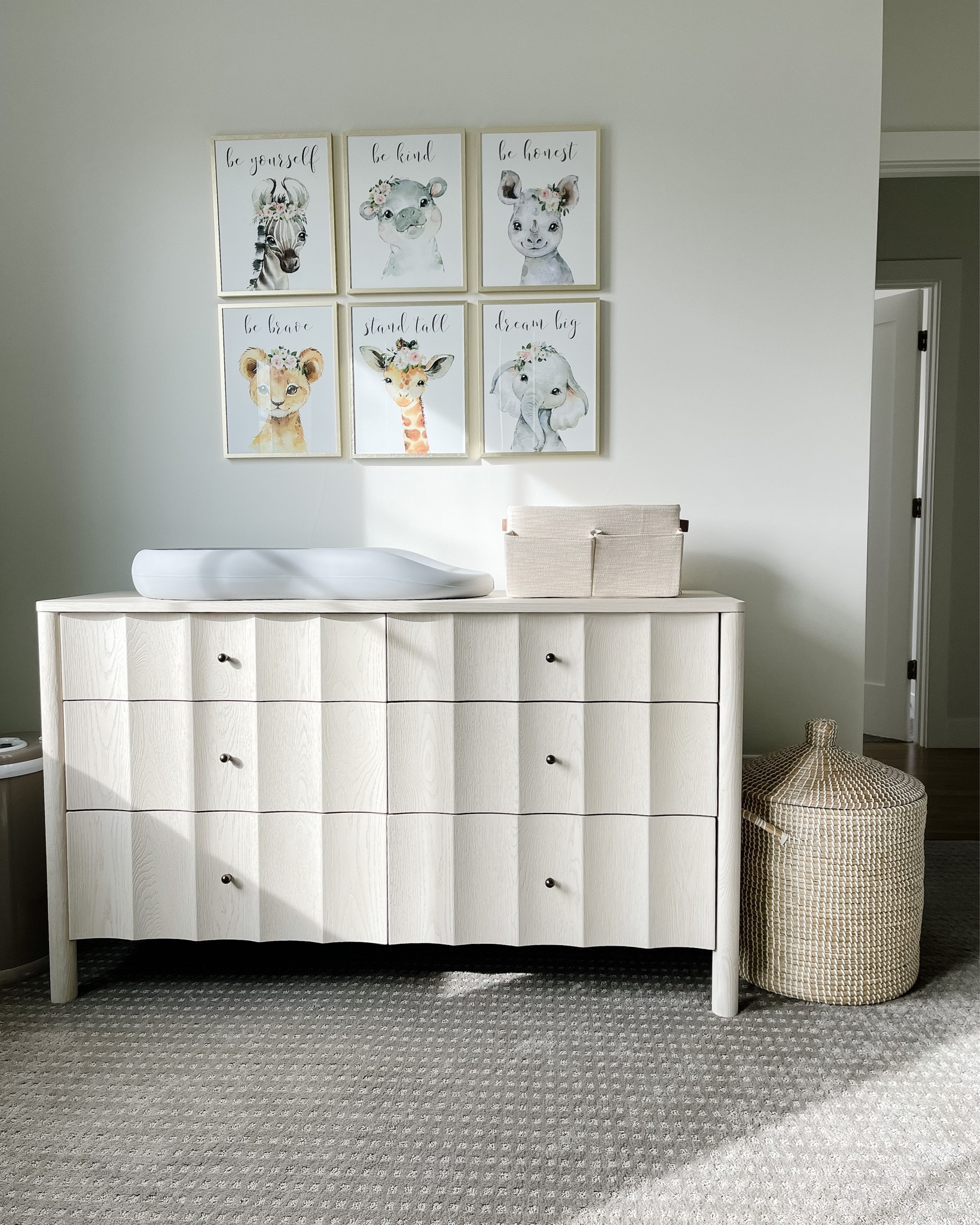 New basket added to nursery - great Serena & Lily dupe at half the cost. Comes in two sizes - each under $100. Could be used anywhere!

#LTKbaby #LTKhome #LTKFind