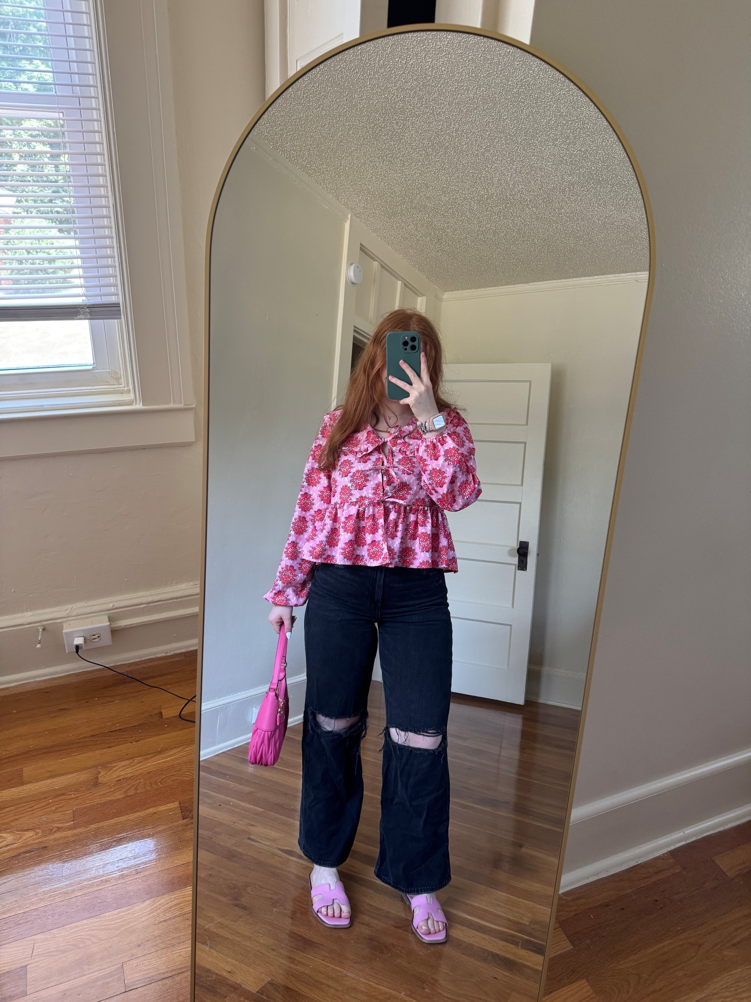 pink floral blouse 

#LTKStyleTip #LTKFindsUnder50