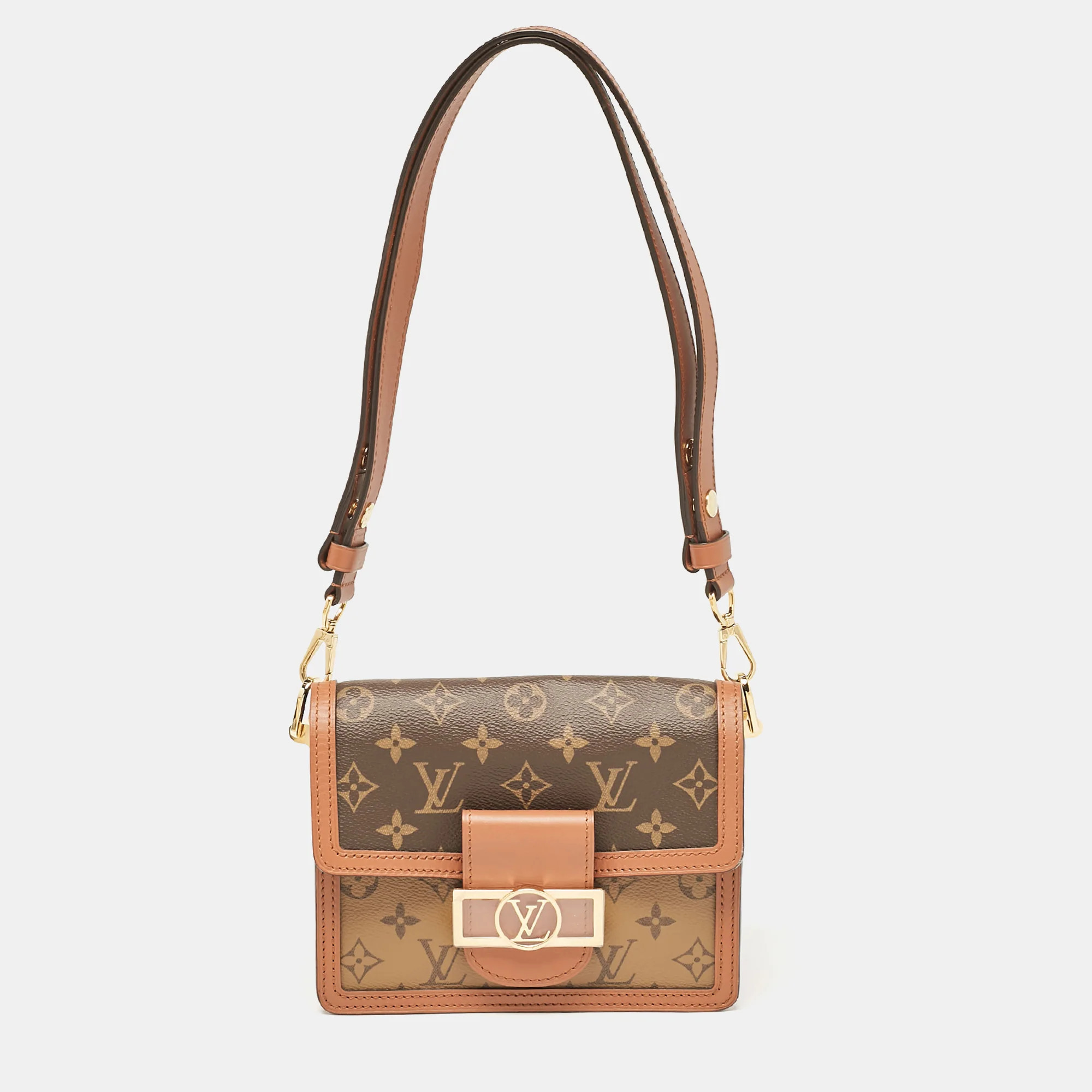Louis Vuitton Monogram Reverse Canvas Mini Dauphine Bag | Shop Simon