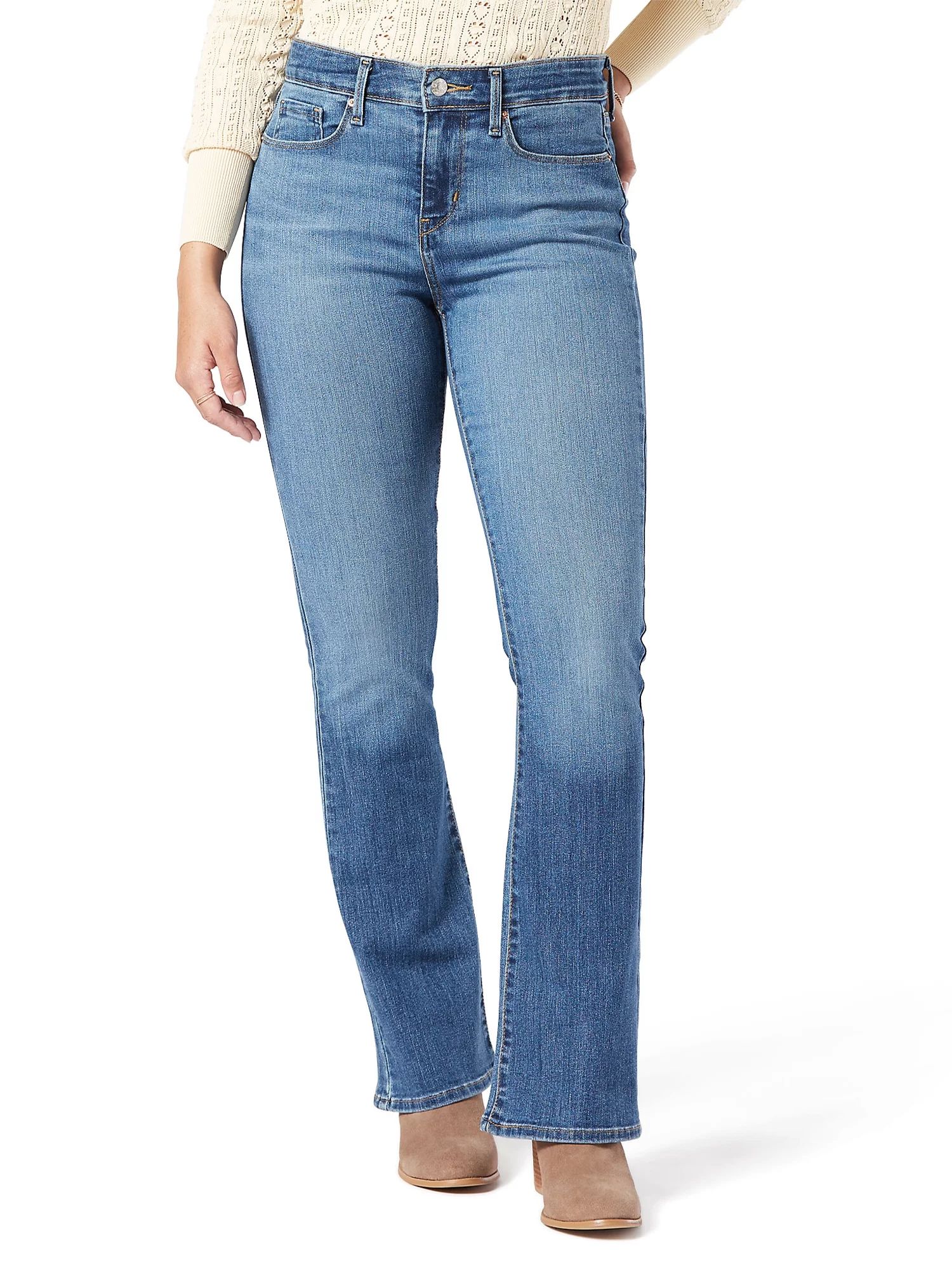 Signature by Levi Strauss & Co. Women's and Women's Plus Modern Bootcut Jeans | Walmart (US)