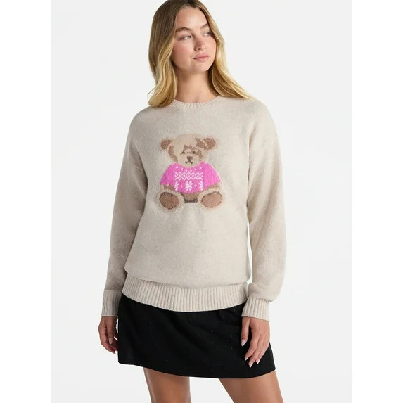 No Boundaries Fashion Icon Sweater, Midweight, Women's | Walmart (US)