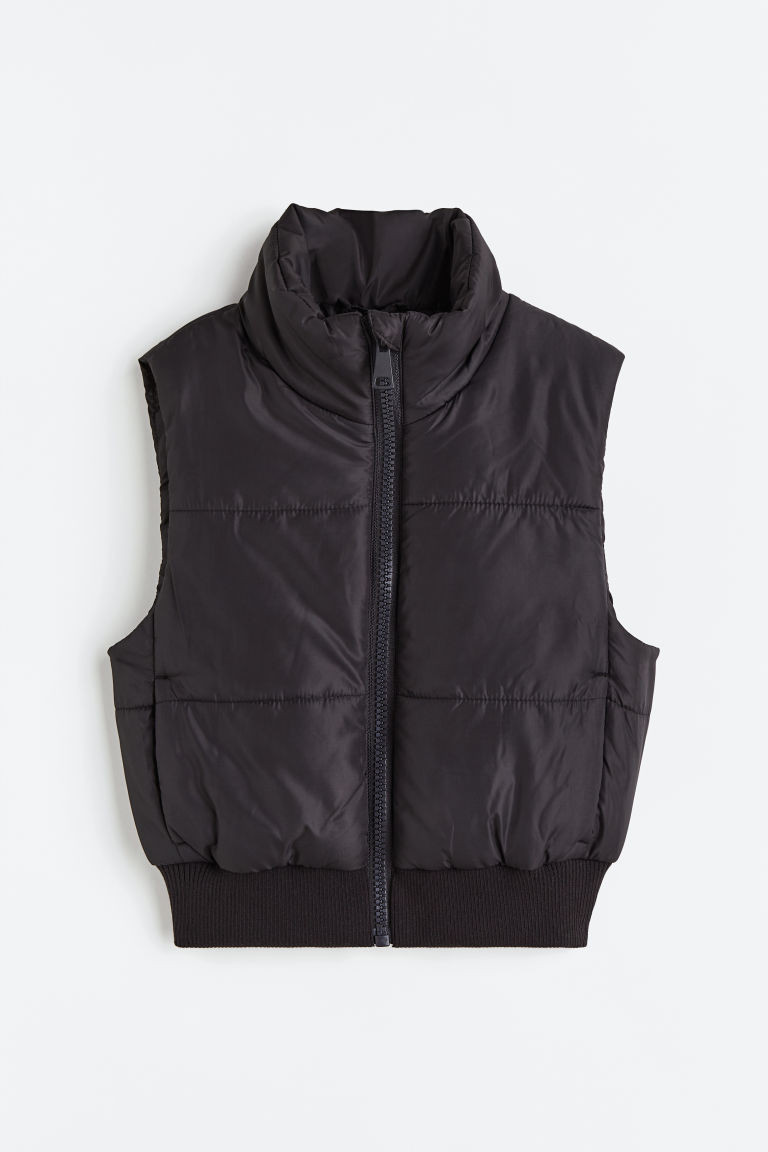 H & M - Puffer Vest - Black | H&M (US + CA)