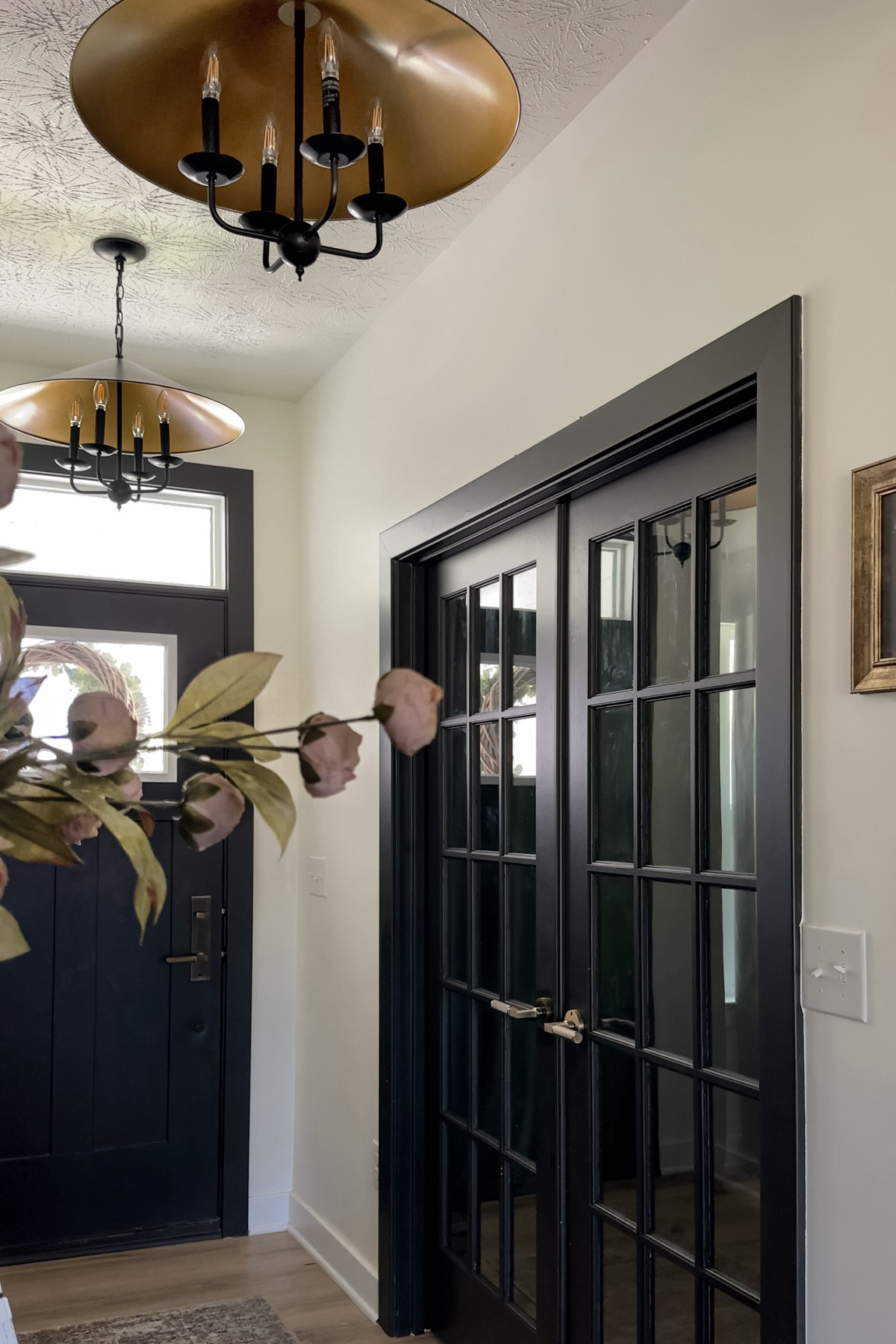 Entry way styling 

Transitional style | affordable home | modern organic | moody home | brass hardware 

#LTKSaleAlert #LTKHome