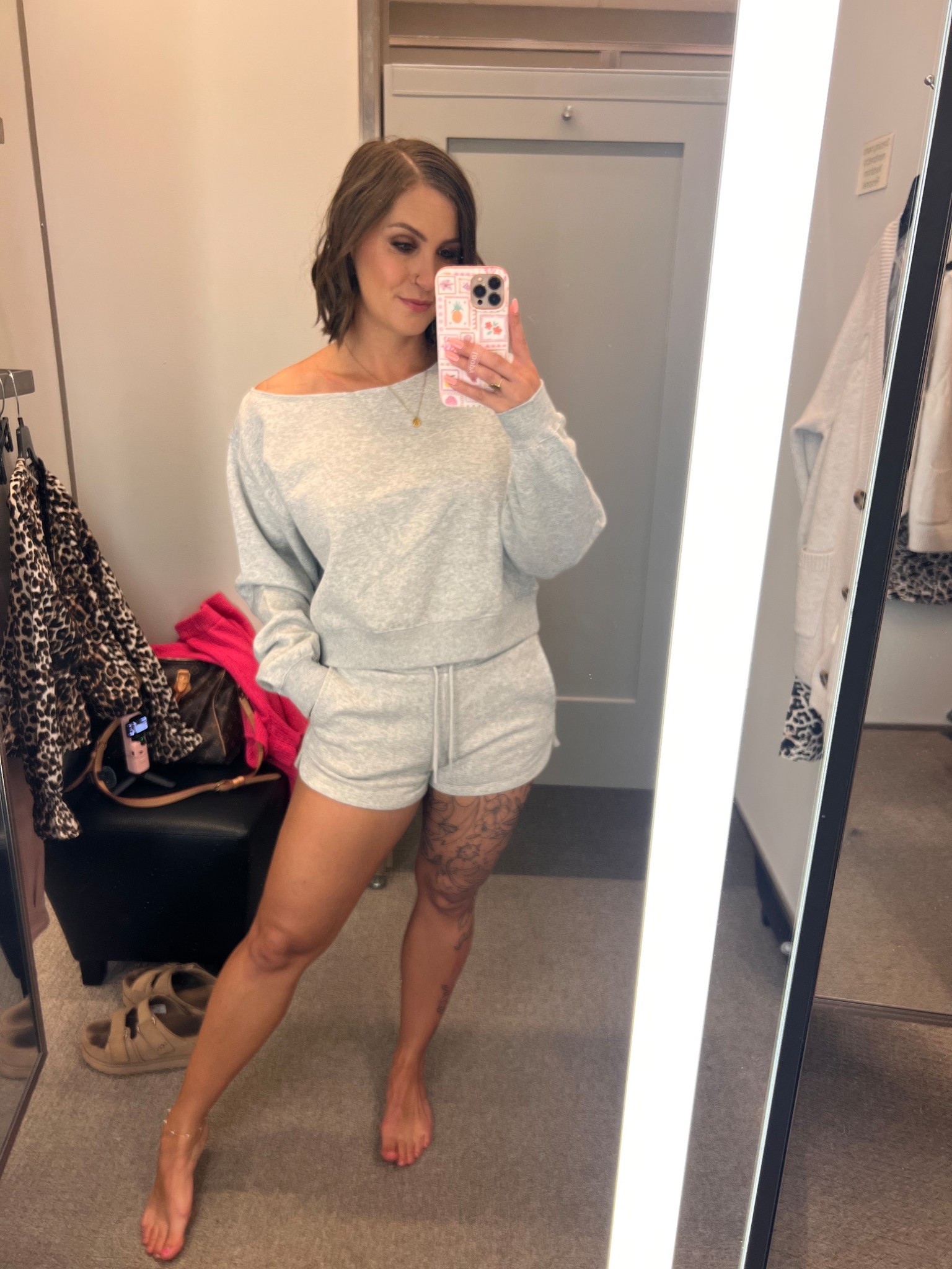 Love this sweat set! Comes in other colors too! I’m wearing a medium in the sweatshirt and need a medium in the shorts. These are an XS 🙃. 

Sweat set, grey sweat set, comfy clothes, comfy set, travel outfit, nsale, Nordstrom sale, Nordstrom anniversary sale, Alicia Bice, does it come in pink, does it come in pink blog, cozy set, set for lounging 

#LTKSeasonal #LTKSaleAlert #LTKTravel