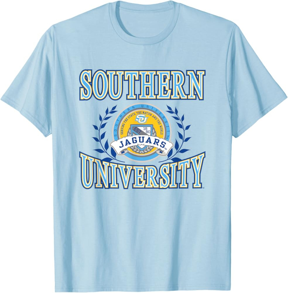 Southern Jaguars Laurels Blue T-Shirt | Amazon (US)