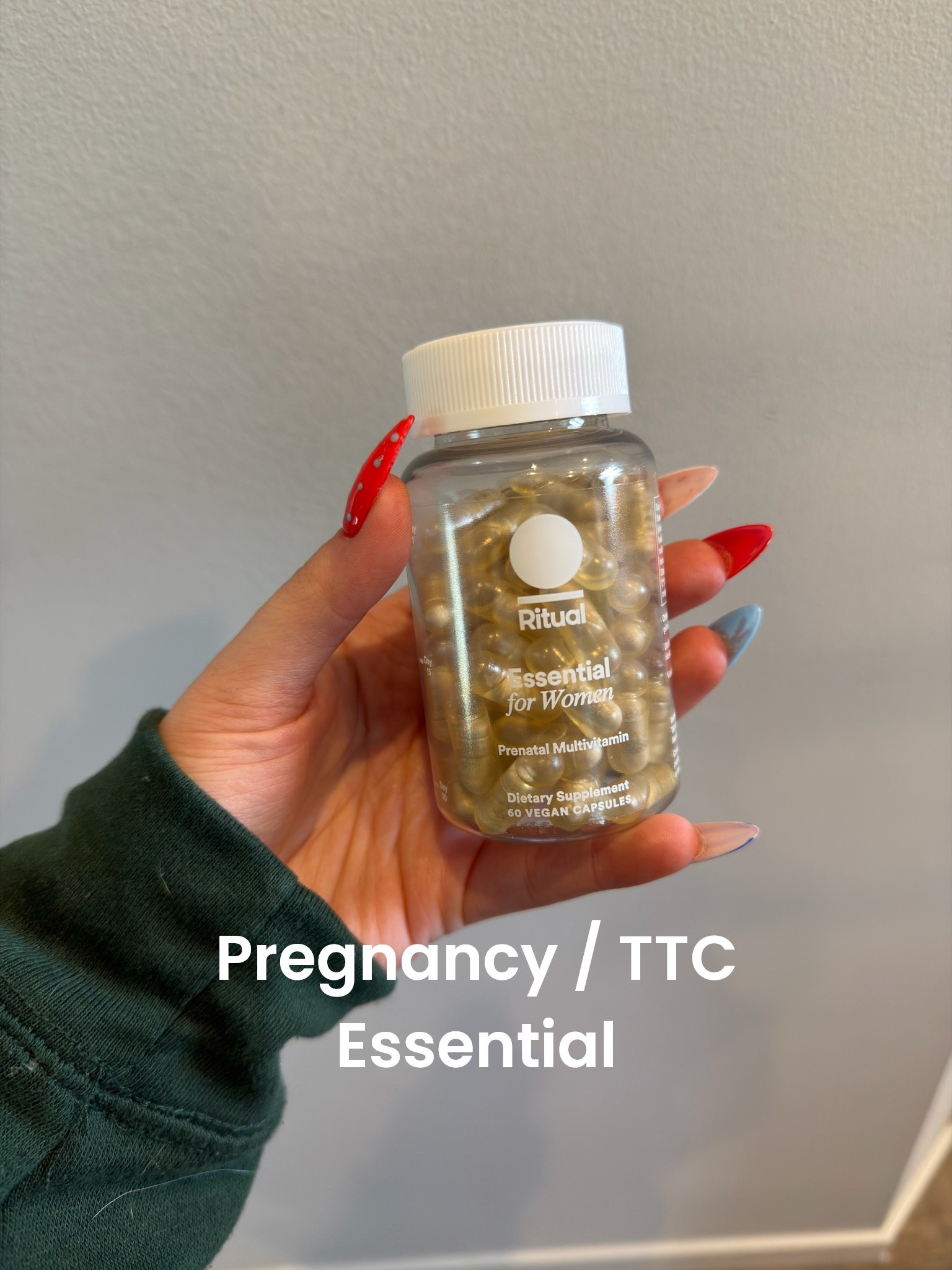 Pregnancy & TTC essential, I got pregnant on this with my first, took it the entire pregnancy and now on it again trying for #2. I don’t think there’s a better prenatal out there and I’ve tried a lot 🙌🏼

#LTKmomlife