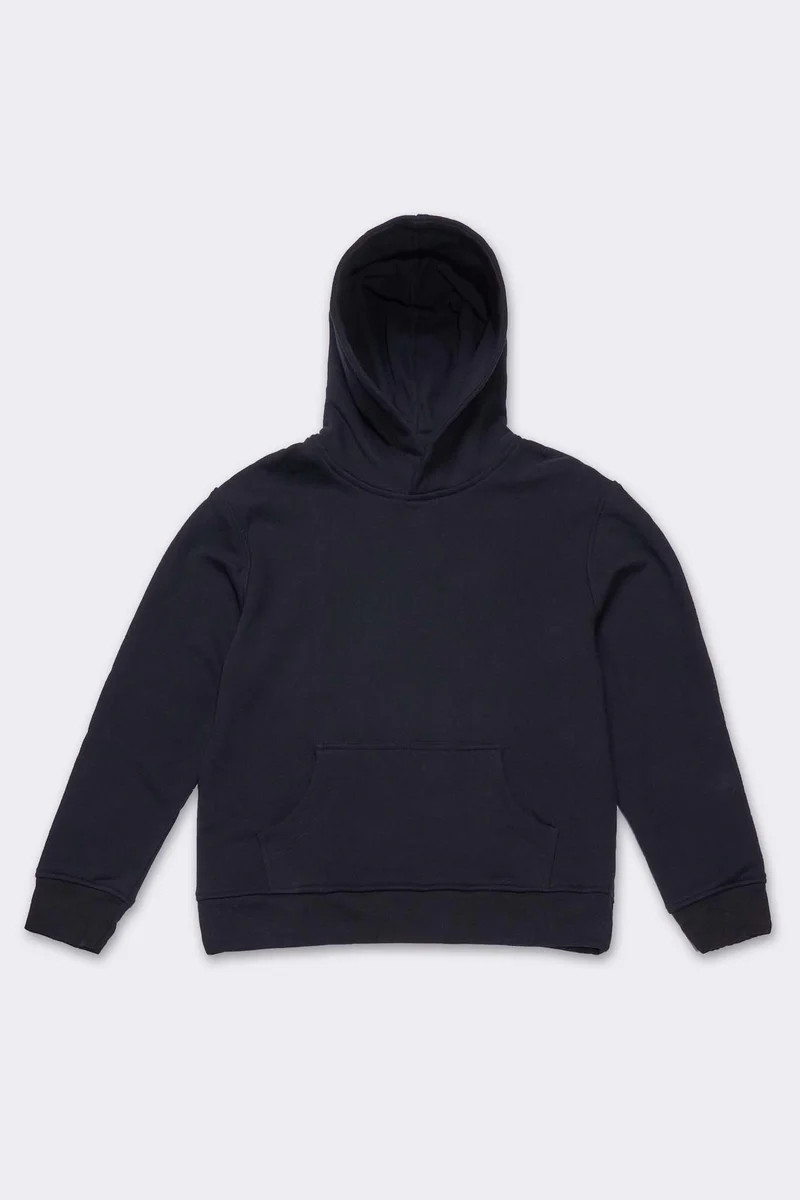 Women's Organic Hoodie Sweatshirt in Black | Harvest and Mill