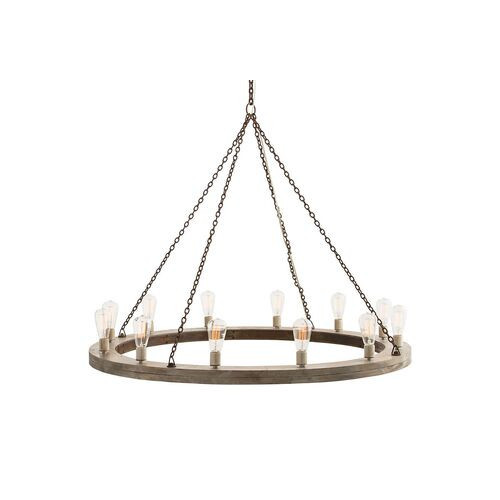 Geoffrey Medium Chandelier - Rust/Gray - Arteriors | Ceiling Fixture, Ceiling Light - Statement Piece, Decorative | One Kings Lane